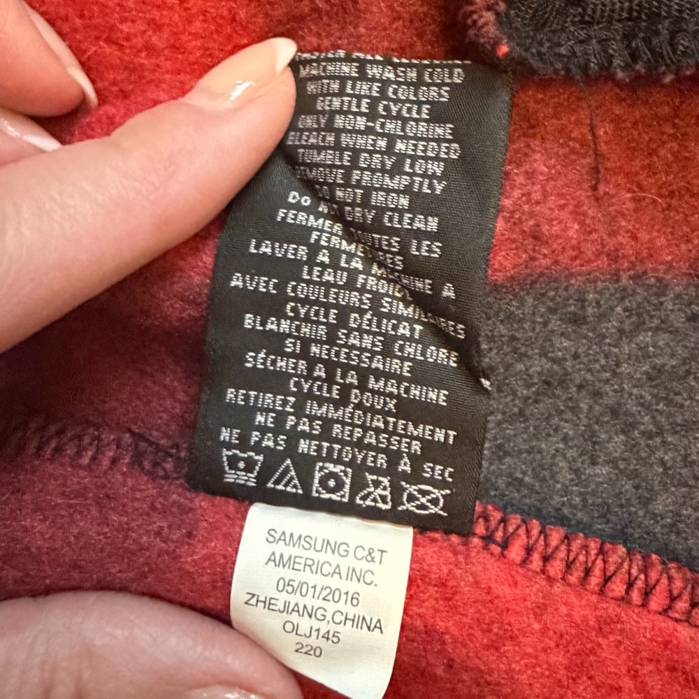 Madden Girl Buffalo Plaid Belted Pea Coat – Women’s Medium - Picture 10 of 11
